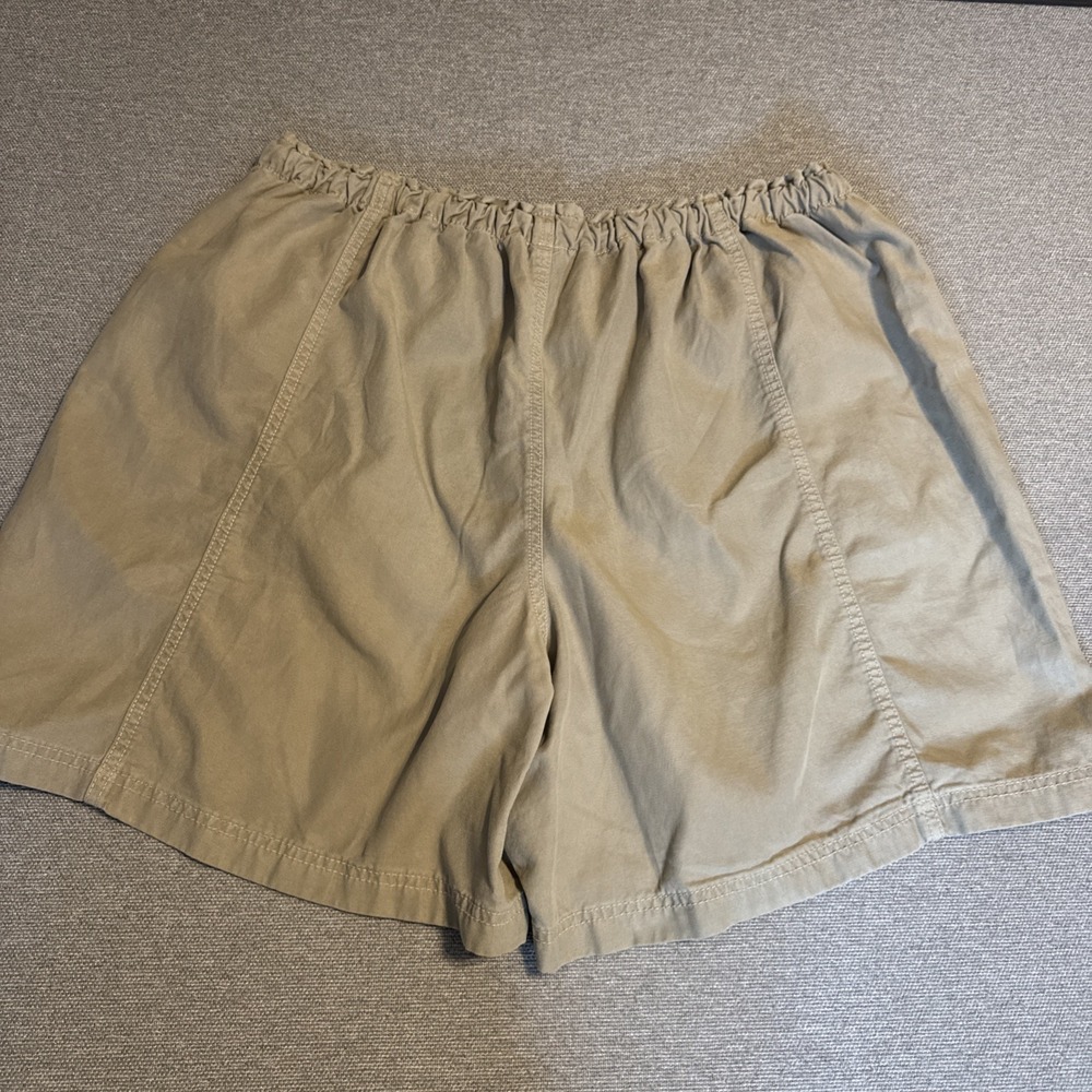 Aerie Women's Light Army Green Elastic Waist Drawstring Shorts XL  Baggy - Picture 7 of 14